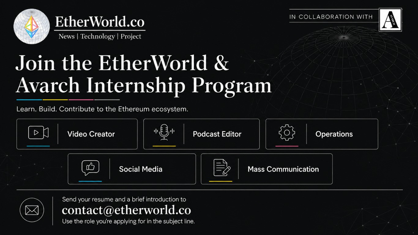 Join the EtherWorld & Avarch Internship Program